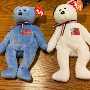 Ty Beanie Babies (America) 9/11 Memorial Stuffed Bears